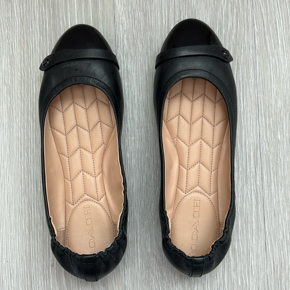 Coach Black Ballet Flats